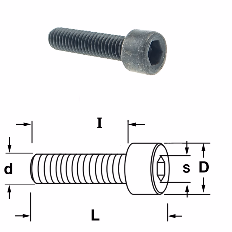 Boulon à tête hexagonale à tête ronde 990.098.00