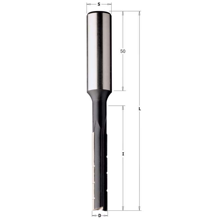 Mèche à mortaiser, droite D=11mm S=13mm L=130mm I=75mm