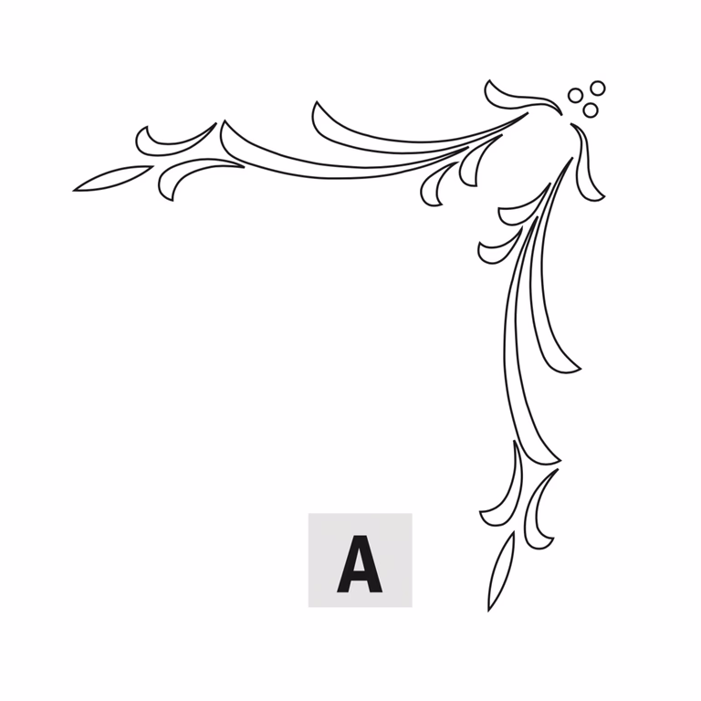 Classique coin - A ( 3 pièces calibre ) L=155mm