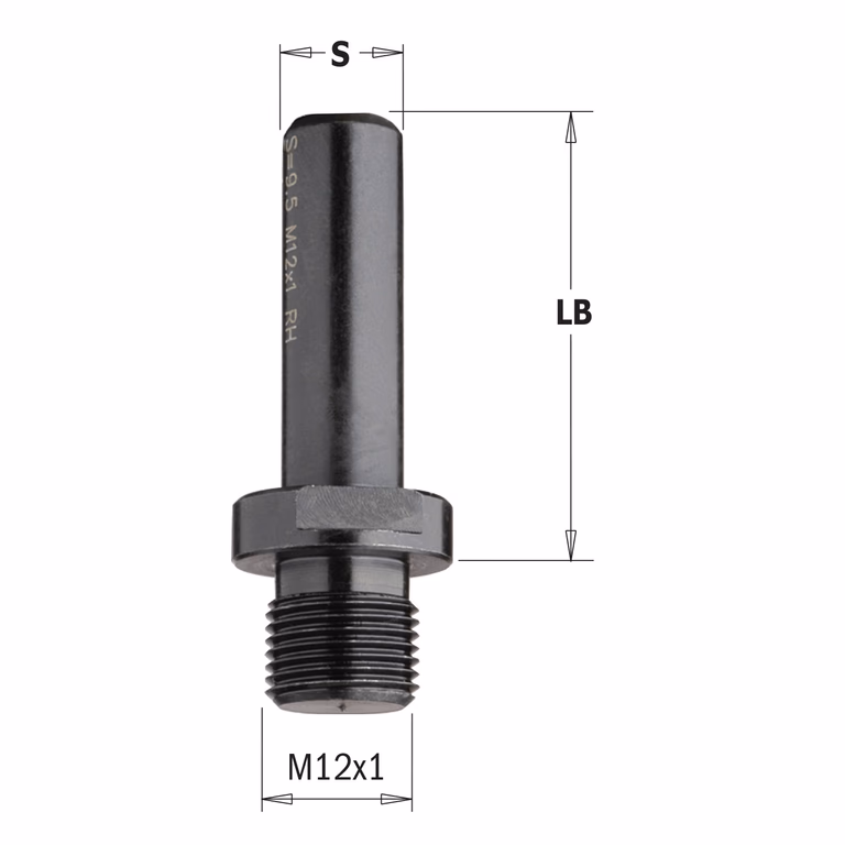 Adaptateur de mèche de charnière, queue cylindrique 509.160.01