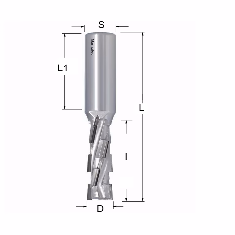 Fraise diamantée PCD Z2+2 Nesting