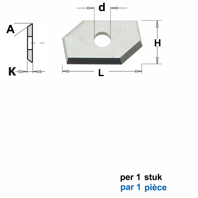 HWM couteaux de profil, art. 05104