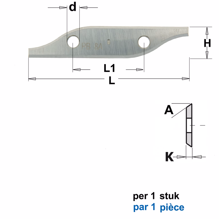 HWM Couteaux de profil, art. 05103