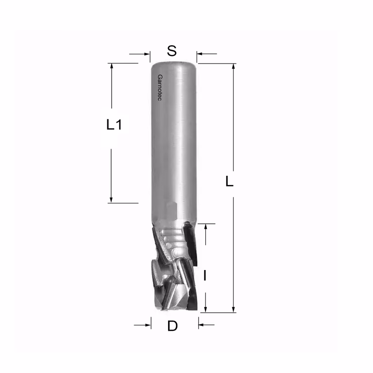 Fraise diamantée négative PCD Z3+3 Nesting FAST