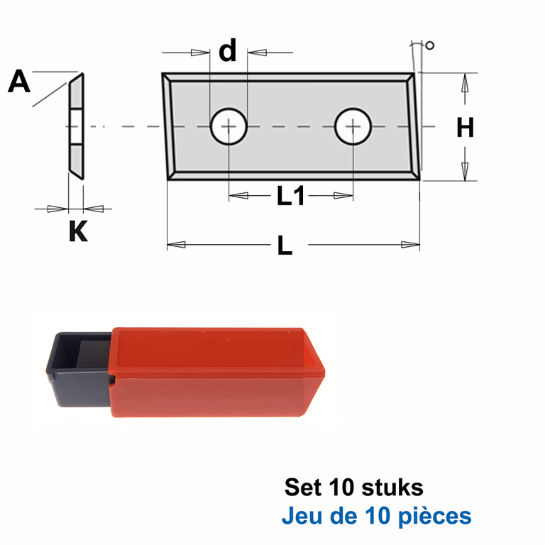 HWM couteaux 48.3mm (par 10 pc.)