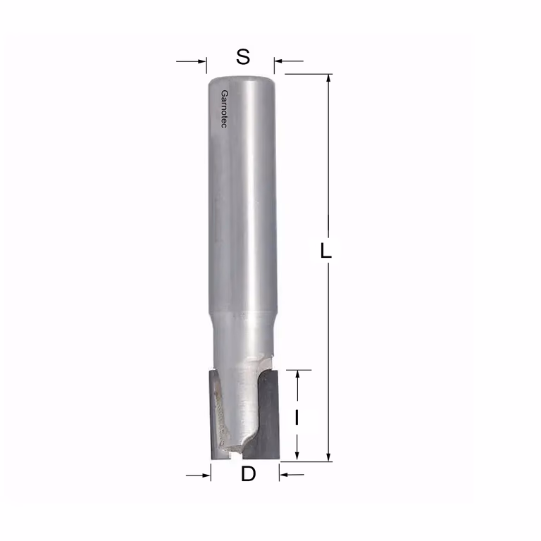 Fraise diamantée avec paquet de coupe négatif et positif PCD Z2+1