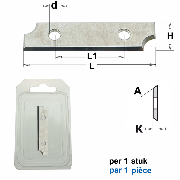 HWM couteaux de profil, art. 05102
