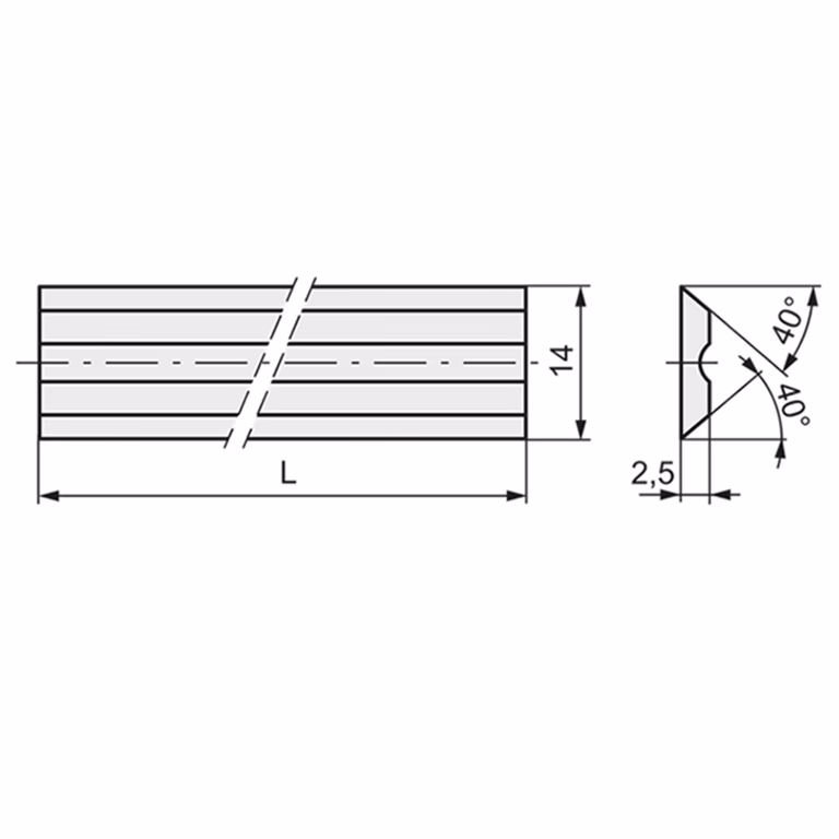 Terminus lame de rabotage HPS 930x14,1x2,5