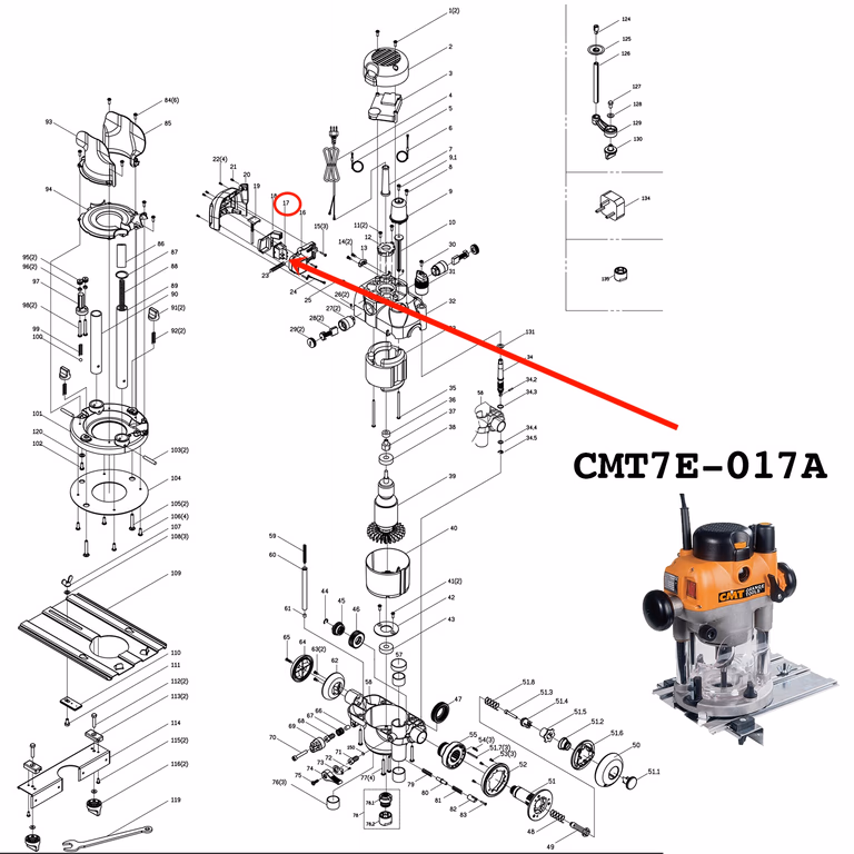Suis épingles pour calibre de perçage universel CMT900