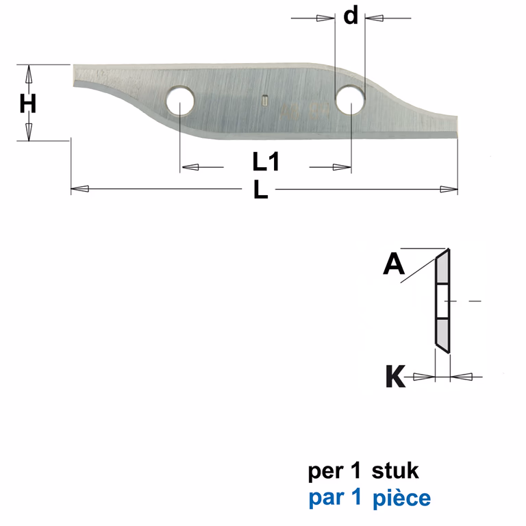 HWM Couteaux de profil, art. 05103