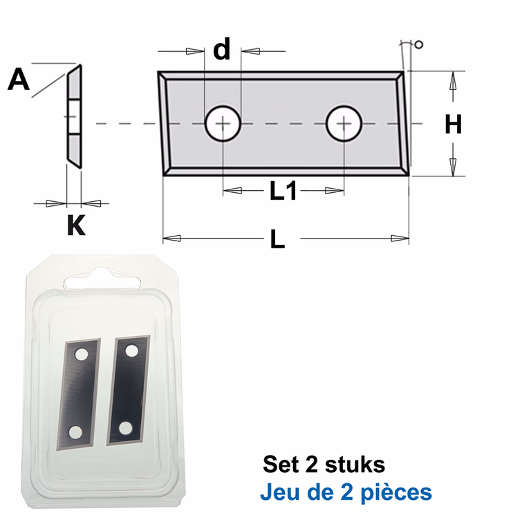 HWM couteaux 48.3mm (par 2 pc.)