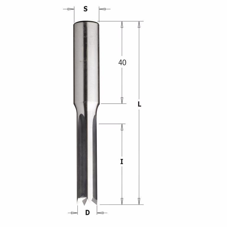 Visbekboor, links en rechts D=6mm S=10mm L=73mm I=28mm