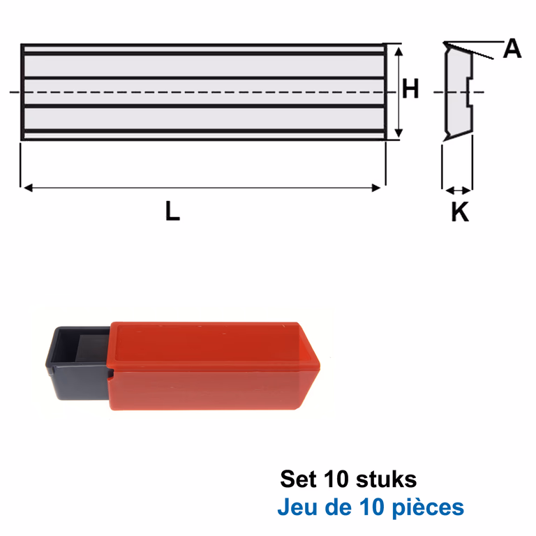 HWM couteaux VERSOFIX (par 10 pc.)