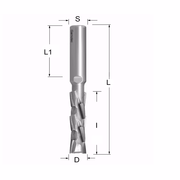 Fraise diamantée PCD Z2+2 Nesting PRO