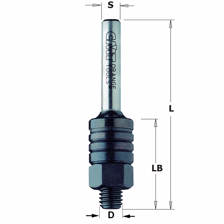 Arbre porte-fraise sans roulement 924.120.00