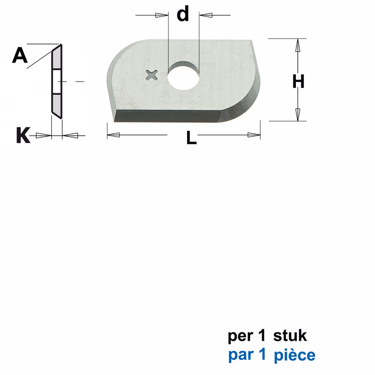 HWM couteaux de profil, art. 05102, 05103 et 05104