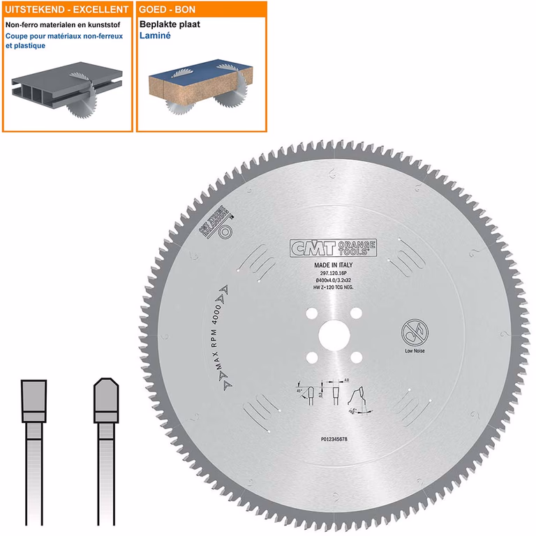 Scie circulaire pour métaux non ferreux et composite 297.120.16P