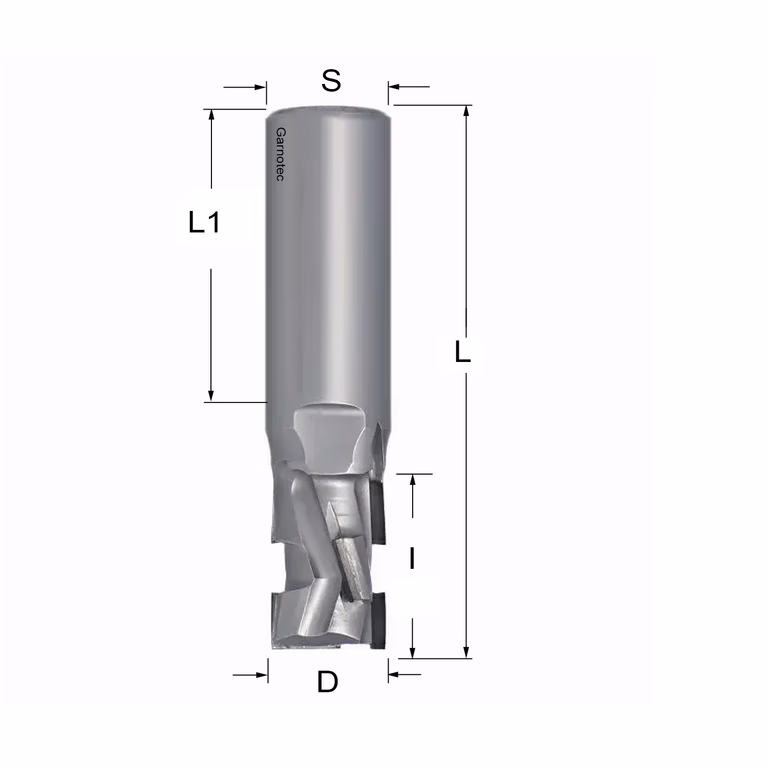 Fraise diamantée PCD Z2+2 Nesting