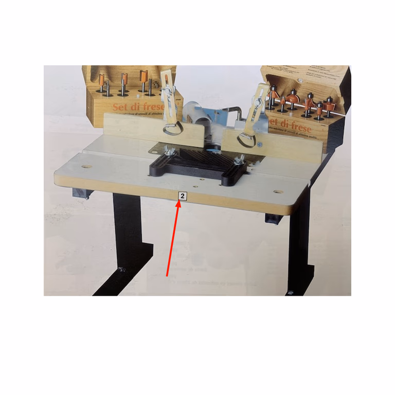 Table de travail en médium stratifié, 430x400x20 mm