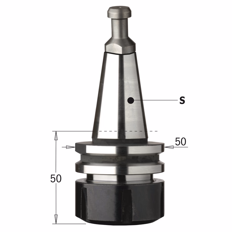 ER32 Mandrins balancés de précision ISO 30 Omlat-motor, droite D=50mm · 183.210.01