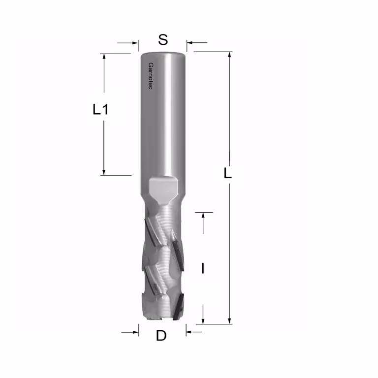 Fraise diamantée PCD Z2+2 Nesting PRO