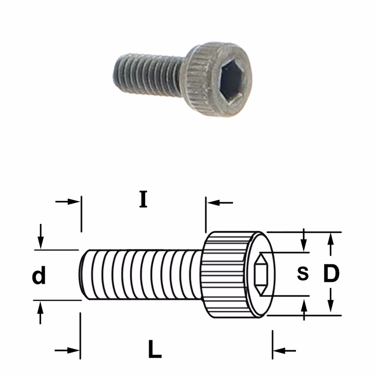 Boulon à tête hexagonale à tête ronde 990.062.00