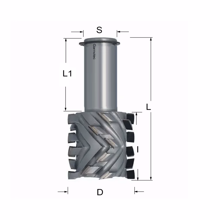 Fraise diamantée PCD Z4+2+4