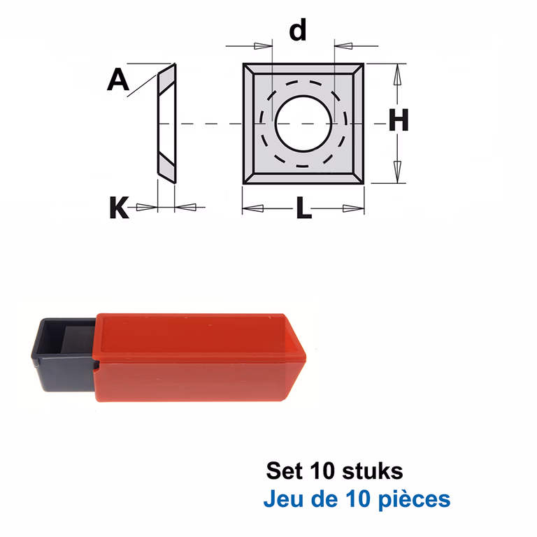 HWM couteaux (par 10 pc.)