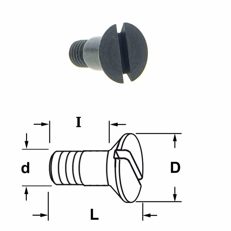 Boulon conique avec siège