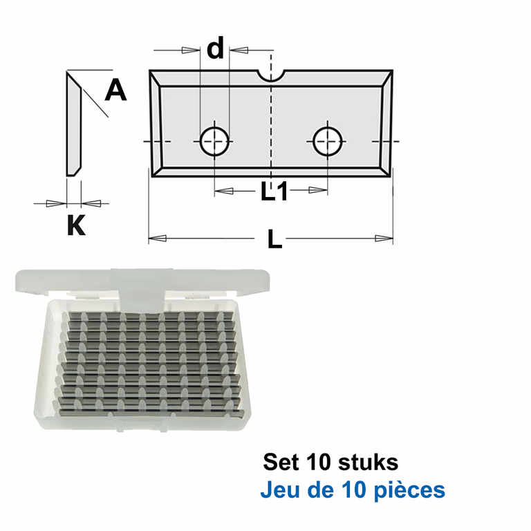 HWM couteaux (par 10 pc.)
