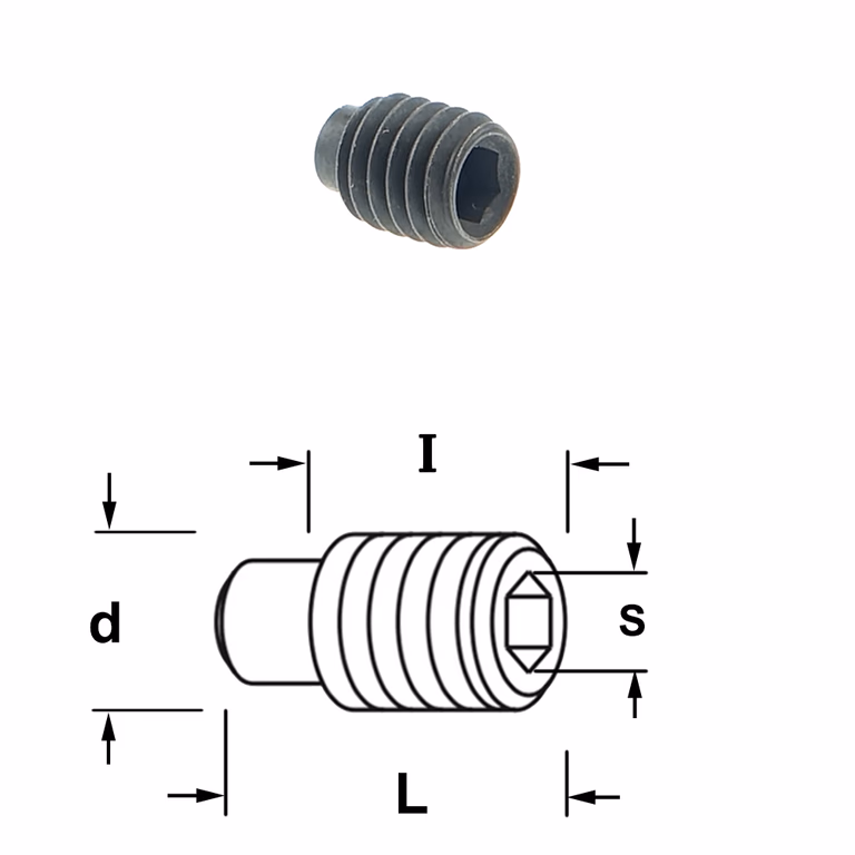 Boulon à tête hexagonale avec siège 990.087.00