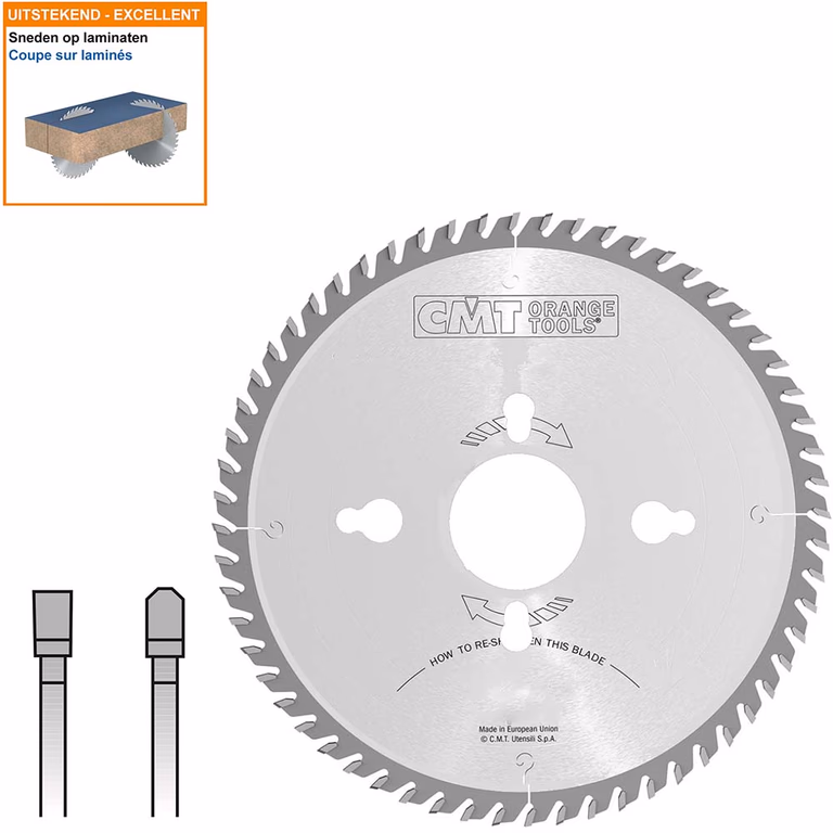 Lame de scie circulaire pour laminés et agglomérés 282.072.18U