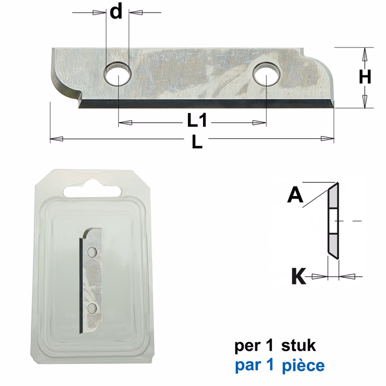 HWM couteaux de profil, art. 05102