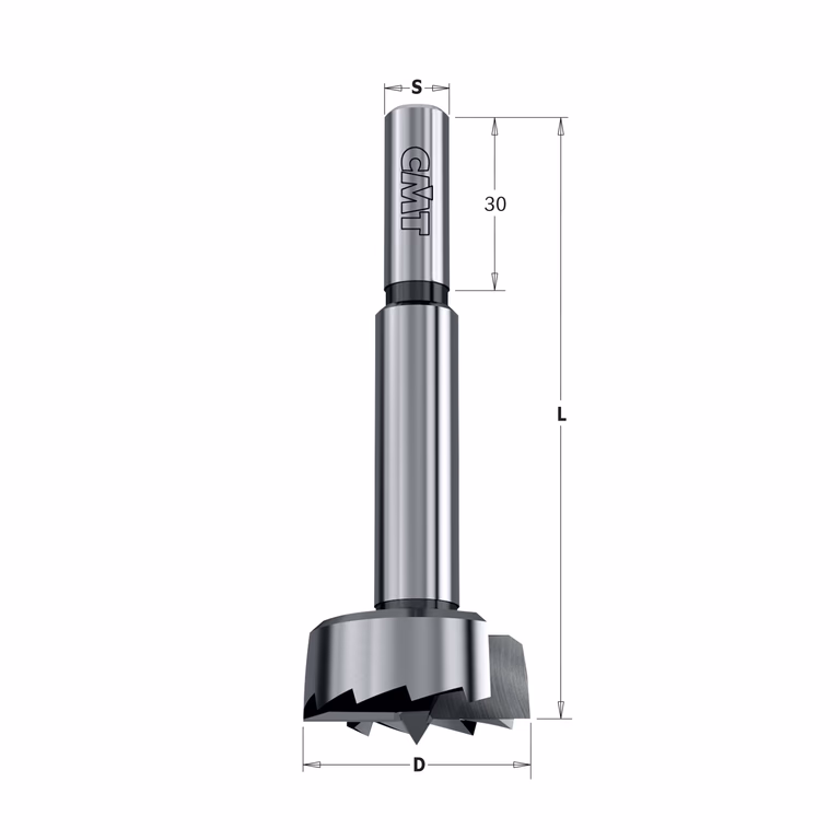 Forstnerboor, rechts L=90mm · 537.254.31