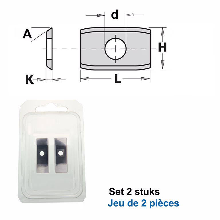 HWM couteaux (par 2 pc.)