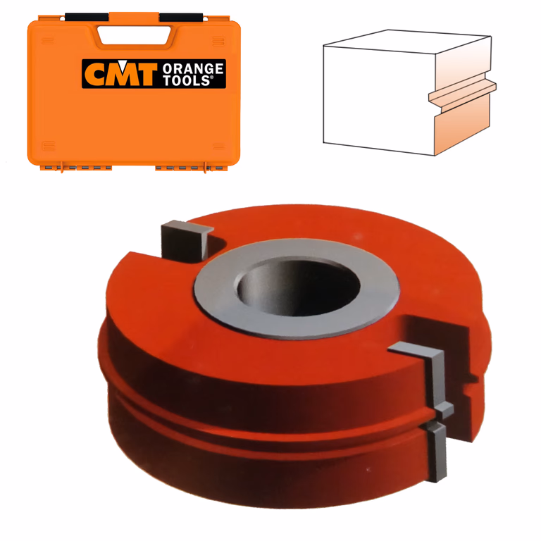 Korte driehoekverlijmfrees in HW D=120mm B=50mm Hd=5mm Z2 · TE503.02.50.Z2