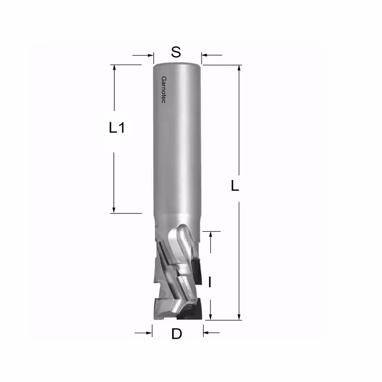 Fraise diamantée négative PCD Z2+2 Nesting FAST