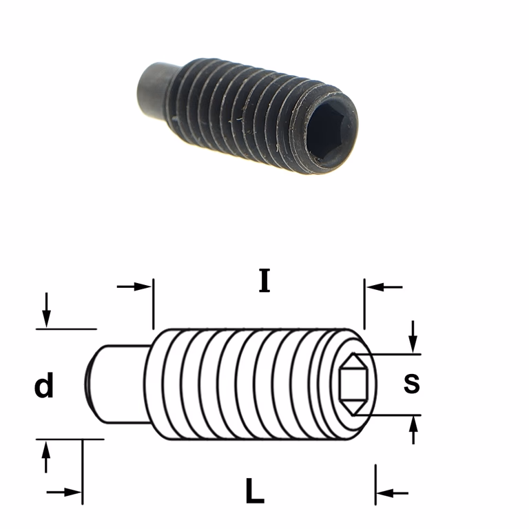 Boulon à tête hexagonale avec siège 990.086.00