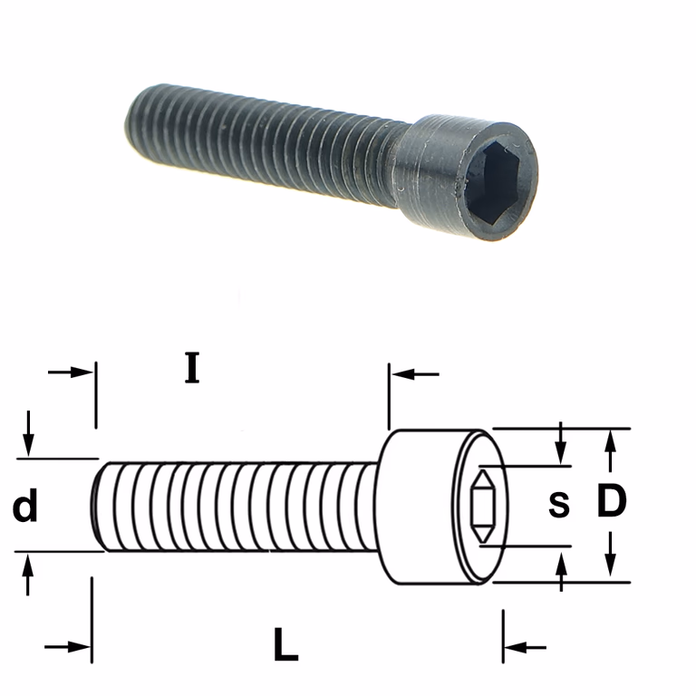 Boulon à tête hexagonale à tête ronde