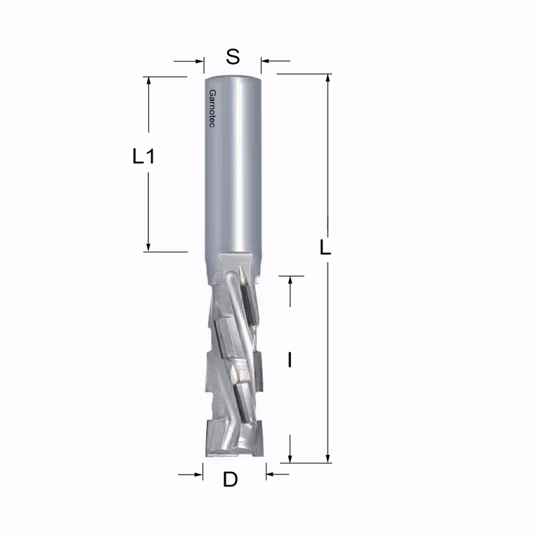 Fraise diamantée PCD Z2+2 Nesting