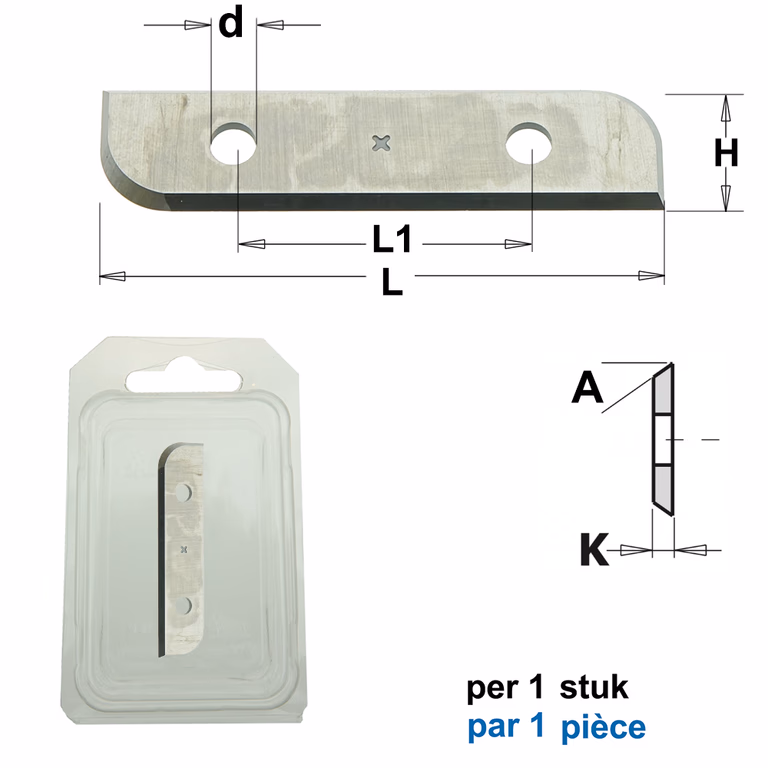 HWM couteaux de profil, art. 05102