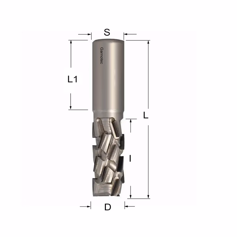 Fraise diamantée positif PCD Z3+3 Nesting FAST