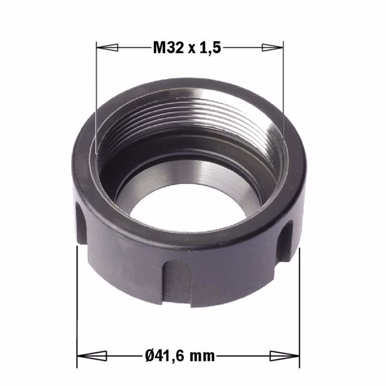 Ecrou pour ER25 M32x1,5mm droite