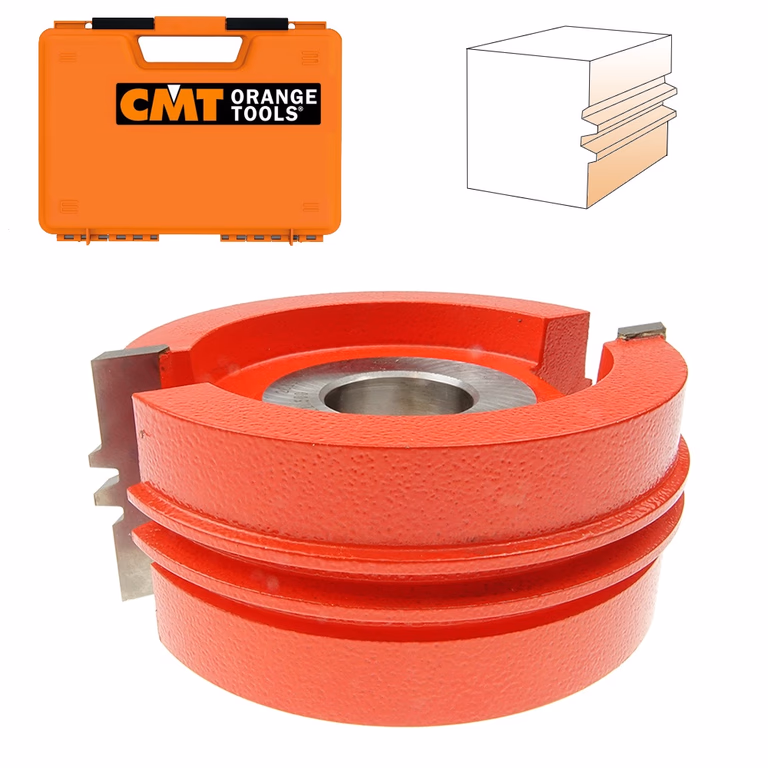 Korte driehoekverlijmfrees in HW D=120mm B=30mm Hd=5mm Z2 · TE503.03.30.Z2