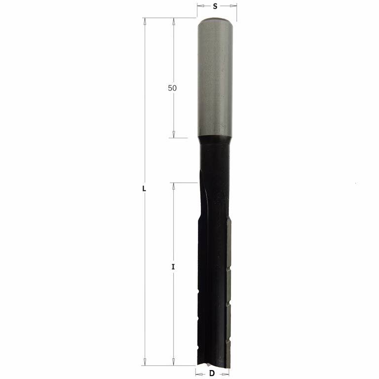 Mèche à mortaiser, gauche D=16mm S=13mm L=155mm I=100mm