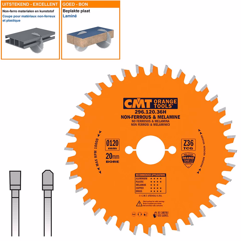 Scie circulaire pour métaux non ferreux et composite 296.120.36H