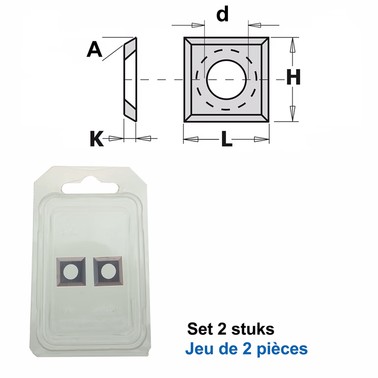 HWM couteaux (par 2 pc.)