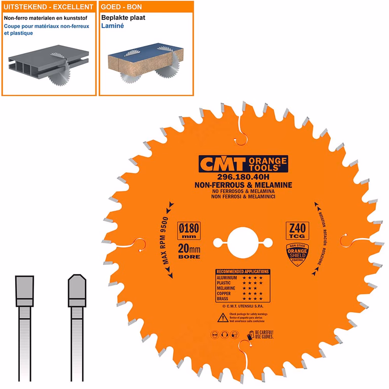 Scie circulaire pour métaux non ferreux et composite 296.180.40H