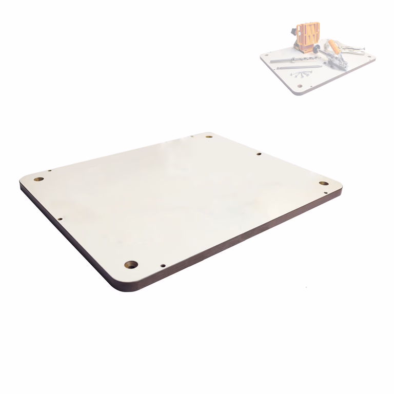 Plateau phénolique Ø103/69,5 mm, alu, CMT7E