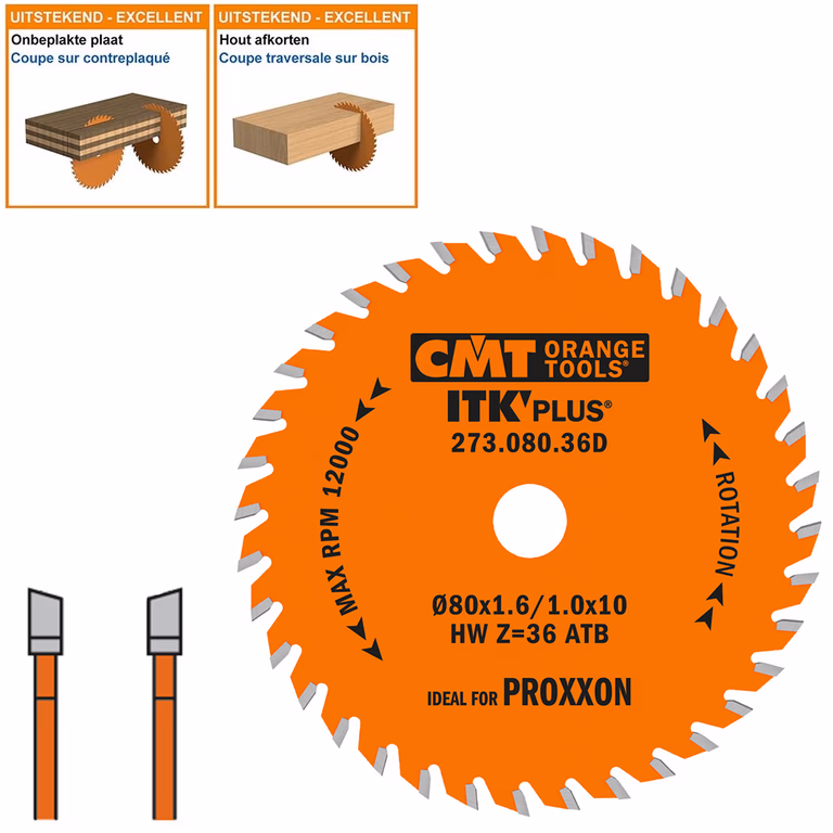 Lame de scie ultra fine pour abréviation superfine 273.080.36D